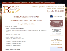 Tablet Screenshot of beaverfair.org